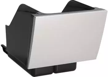easyPART passend für AS13200325 DeLonghi Kaffeesatzbehälter mit Blende silbern (1000049632-099)