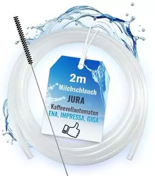 Piebert Milchschlauch-Set 18956 für Jura GIGA ENA IMPRESSA Milchsystem mit Bürste