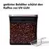 OXO Kaffeedose Steel Pop luftdicht braun mit Löffel eckig 1,6 Liter (3119200)
