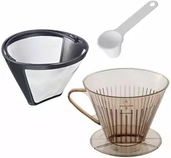 Westmark Kaffee-Set 3tlg. Dauerfilter Kaffeefilter Gr. 4 + Dosierl&ouml;ffel 244322E8