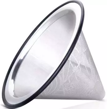 Bodum Kaffeefilter Edelstahl kompatibel Chemex Hario Pour Over (V19814)