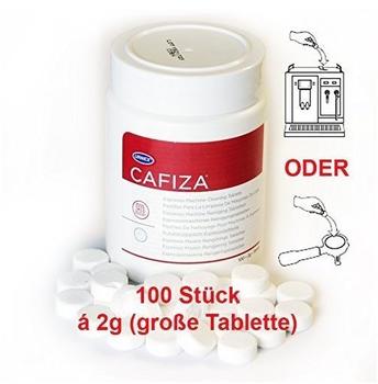 Urnex Reinigungstabletten Cafiza für Kaffeevollautomaten, 100 Stk.