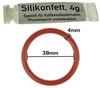 Pflegeset: O-Ring Dichtung 38x4mm, 4g Silikonfett Tube für Siemens EQ5, EQ6,...