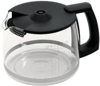 Krups F03442 Glaskrug Espresso-/Kaffeemaschinenzubehör mit Deckel, 10 Tassen, schwarz