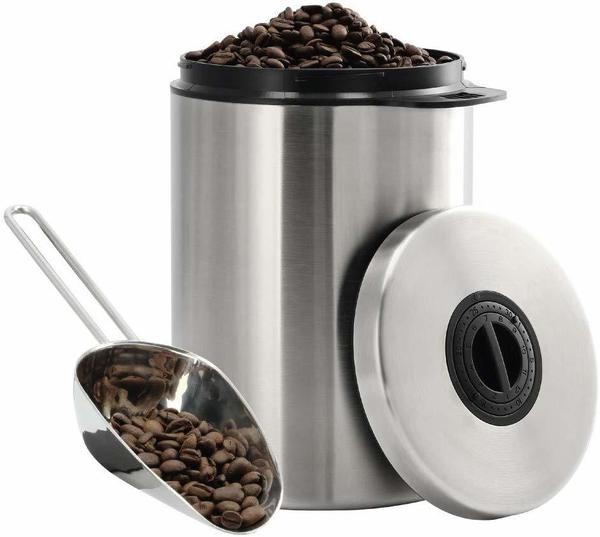 Xavax Hama Kaffeedose, 1 kg silber