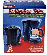 Reinex 8x ENTKALKER Tabs 16g Entkalkertabletten Entkalkungstabletten Kaffeemaschine 40