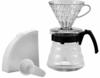 Hario Einsteigerset Kaffee 4 teilig Glas schwarz V60 Craft Coffee Maker 17, 3 x...
