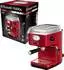 Russell Hobbs Espressomaschine Retro Rot Siebträger (15 Bar, 2 Tassen-Einsätze, 1,1l abnehmbarer Wassertank, Dampf-Milchschaumdüse, Portionierlöffel mit Tamper) Kaffeemaschine, 28250-56