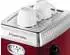 Russell Hobbs Espressomaschine Retro Rot Siebträger (15 Bar, 2 Tassen-Einsätze, 1,1l abnehmbarer Wassertank, Dampf-Milchschaumdüse, Portionierlöffel mit Tamper) Kaffeemaschine, 28250-56