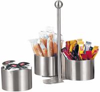 Esmeyer - Servierset &reg; Boston Inkl. 3 Schalen 1 Halter Edelstahl Geb&uuml;rstet Silber 4
