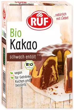 Ruf Bio Kakaopulver schwach entölt 125g