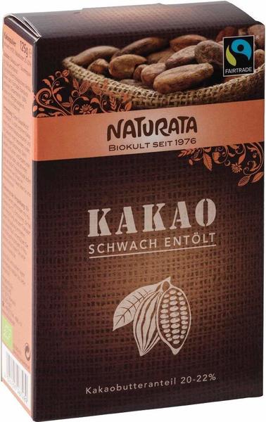 Naturata Kakaopulver schwach entölt (125 g)