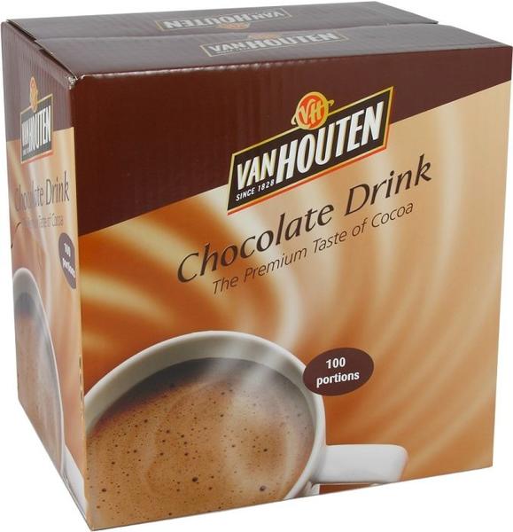 Van Houten Chocolate Drink 100 Portionsbeutel