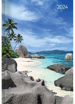 Alpha Edition Buchkalender Style Beach 2024 A5 Blume