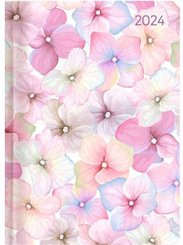 Alpha Edition Ladytimer Blossoms 2024 Blüte Taschenkalender A6 10,7x15,2 cm
