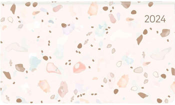 Alpha Edition Ladytimer Pad Terrazzo 2024 15,6x9 cm Fliesen