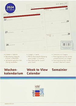 Rido Kalendereinlagen 2024 für Systemplaner Timing 1 A5