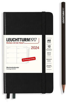 Leuchtturm1917 Pocket 2024 A6 Hardcover Schwarz (367637)