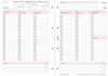 Chronoplan Kalendereinlagen 2024 1 Woche auf 2 Seiten A4 (5070)