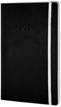 Chronoplan Black Edition 2024 Softcover schwarz A5 (5092)