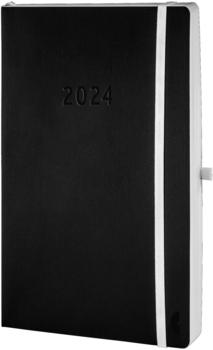 Chronoplan Black Edition 2024 Softcover schwarz A5 (5094)