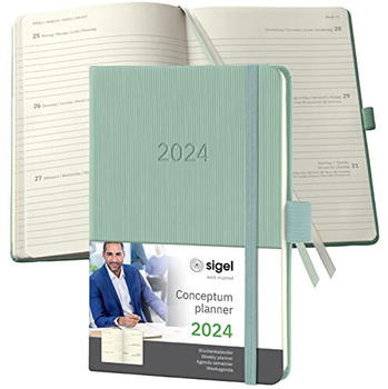 sigel Conceptum 2024 A6 Hardcover mint green (C2473)