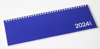 ADINA Tischquerkalender 2024 30x10cm blau (212175)