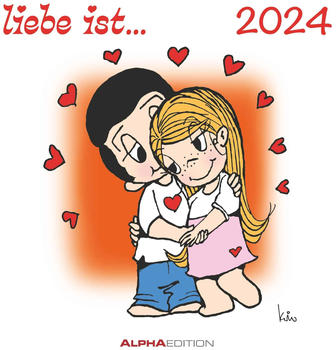 Alpha Edition liebe ist... 2024 16x17cm