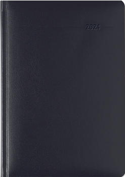 Alpha Edition Praxistimer Balacron schwarz A4 2024