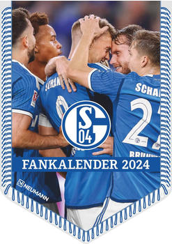 Neumann FC Schalke 04 Bannerkalender 2024 29,7 x 42cm