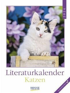Korsch Verlag Literaturkalender Katzen 2024