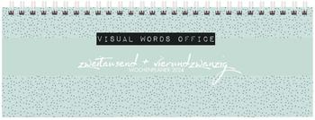 Korsch Verlag Tischquerkalender Visual Words Office 2024 29,8x10,5cm