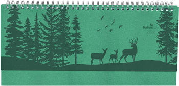 Alpha Edition Tisch-Querkalender Nature Line Forest 2024