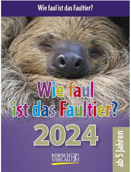 Korsch Verlag Wie faul ist das Faultier? 2024