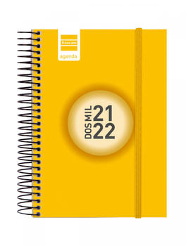 Finocam School Calendar 2021-22 Espir Color E8 D/P Catalan Yellow