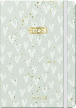 Brunnen Hearts 2024/2025 A5 mint (1072130095)