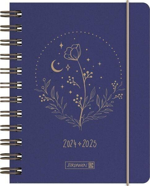 Brunnen Moon Flower 2024/2025 A6 blau (1071775025)