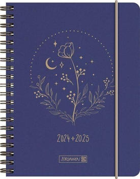 Brunnen Moon Flower 2024/2025 A6 blau (1071875025)