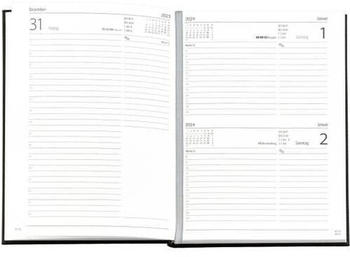 Güss Buchkalender A5 schwarz 2024 (59020)