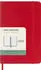 Scharlachrot: Moleskine Wochen-Notizkalender Pocket 2025 Softcover