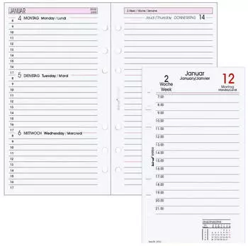 bind Ersatzkalender 2025 A6 Modell 2602 Medium