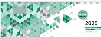 Zettler Schreibtischquerkalender Giganta 2025 (602461)