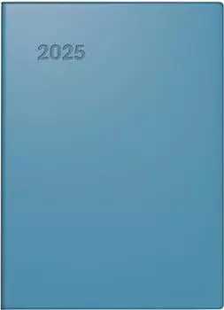 Brunnen Taschenkalender Modell 731 A6 2025 Kunststoff-Einband petrol