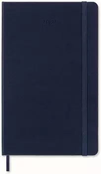 Moleskine Wochen-Notizkalender 2025 Large Hardcover Saphirblau