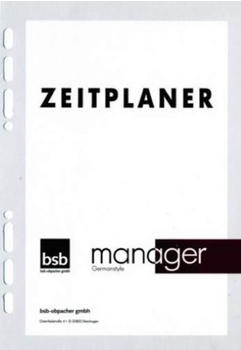 bsb-obpacher Kalendereinlage Kompakt 2025 1 Woche / 2 Seiten