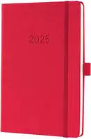 Sigel C2564, Sigel Buchkalender C2564, Conceptum, rot, 1 Woche / 2 Seiten,