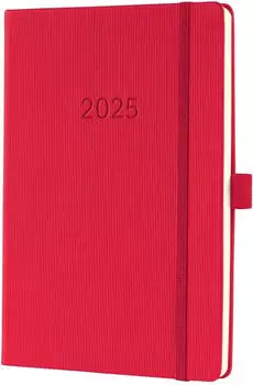 sigel Conceptum planner A5 2025 Hardcover rot