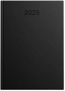 Idena Buchkalender 2025 Hardcover A5 schwarz
