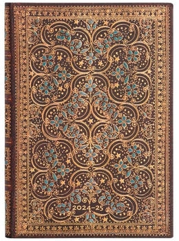 Paperblanks 18-Monatskalender 2025 Restauration Midi Horizontal