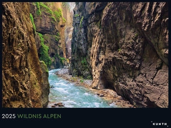 Kunth Verlag Wildnis Alpen 1 Monat / 1 Seite 60x45cm 2025